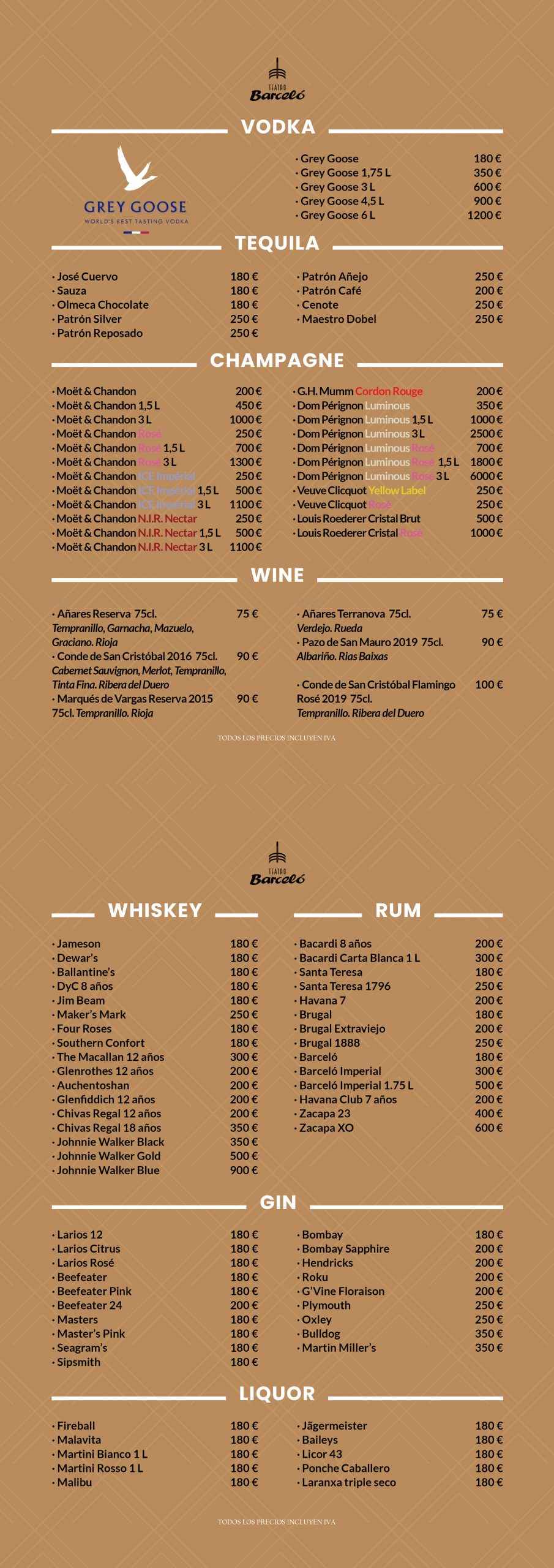 barcelo menu 1